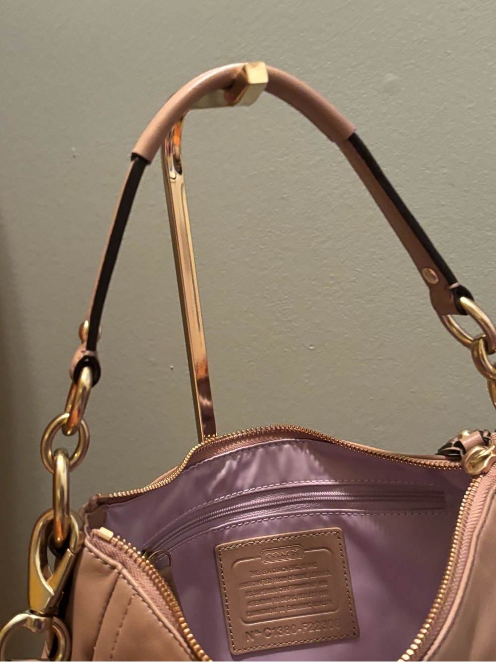 Coach Kristin Leather Crossbody Hobo Bag β Excellent Pre-Owned Conditionβ¦πππππππ - Picture 8 of 10